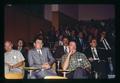 Gary Beall, Jim Baggett and others at agriculture faculty meeting, Oregon State University, Corvallis, Oregon, circa 1971