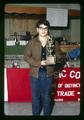 Son of Elias Guzman holding President's Award, Mid Valley Coin Club meeting, Corvallis, Oregon, 1971