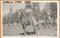 Finley Richardson, Announcer, Sorosis Park, The Dalles '34