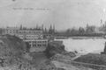 River Mill power plant and dam on the Clackamas River near Estacada, Oregon