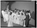 Heavenly choir in "Green Pastures," 1951