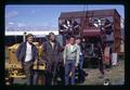 Field burner (thermal sanitizer) with crew, Oregon, June 1971