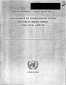Management of International Water Resources - Institutional and Legal Aspects