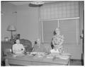 Dairy Husbandry professor P. M. Brandy and Secretary White, January 14, 1961