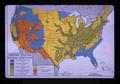 United States vegetation zones map, 1973