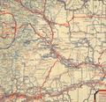 Yakima and surrounding area map