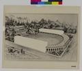 Morris H. Whitehouse & Associates' Architectural Drawing of Multnomah Stadium, Portland OR (recto)