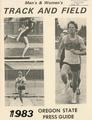 1983 Oregon State University Men's and Women's Track & Field Media Guide