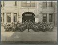 OAC band in front of Education Hall, 1915