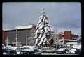 Snow around Oceanography Building, Oregon State University, Corvallis, Oregon, circa 1970