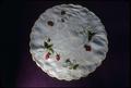 8 1/2 inch silk stitch strawberries embroidery done by Lillian Groat, about 1903