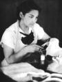 Woman sewing, Berea College