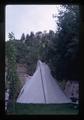 Tipis at Wasco County Fair, Tygh Valley, Oregon, 1968