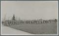 Movement of cadet formation on parade field, circa 1920