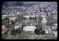 Aerial view of Oregon State University -- central campus and surrounding neighborhoods, Corvallis, Oregon, April 7, 1969