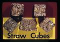 Straw cubes from exhibit, Oregon, May 26, 1955