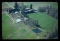 Aerial view of farmstead on Peoria Road, Linn County, Oregon, 1975