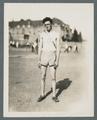 A track and field athlete, circa 1920s