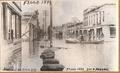 Looking West down 2nd Street, Flood 1894, 2nd and Federal