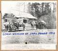 Lewis A. Johnson, Forest Ranger of 1902 at Long Prairie, packing for Fire Fighting Crews