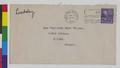 Envelope addressed to Gertrude Bass Warner from Lindsley