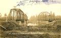 Southern Pacific Railroad and wagon bridges at Jefferson, Oregon