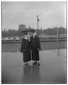 Graduates leaving coliseum, June 1954