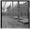 Shot of new library construction progress, October 1962