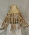 Hat of woven blond straw