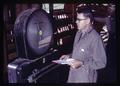 Fairbanks-Morse scale in barn, Corvallis, Oregon, circa 1965