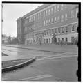 Tree damage in front of Commerce Building, October 20, 1961