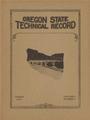 Oregon State Technical Record, March 1927