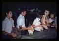 Students exhibiting chickens at fair, 1974
