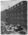 Construction of new men's dorm, November 1956