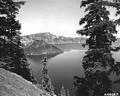 Crater Lake from the south end, showing Wizard Island