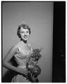 Linda Courtney, homecoming queen, November 1956