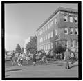 Passing time near Commerce Hall and Weniger Hall