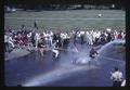 Tug-o-War in Memorial Union quad, 1965