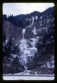 Multnomah Falls with ice, Oregon, January 23, 1969