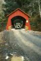 First car after dedication, North Fork Bridge, Yachats