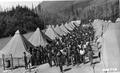 Forest fire training at Skagit CCC camp, Mt. Baker National Forest, Washington