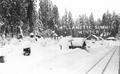 Willamette Pass summit in winter