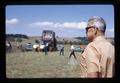 Wilbur Cooney observing field burner, Oregon, 1971