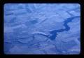Aerial view of dam and lake on river, Idaho, 1975