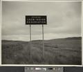 Entering Crow Indian Reservation, from Reservation Signs Series, Montana (recto)