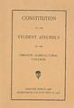 Constitution of the Student Assembly of the Oregon Agricultural College, 1906