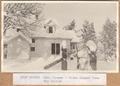 Snow scene: George Cooper-Glenn Cooper Home, Dry Hollow