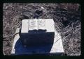 Bertie Loas Brittain tombstone, Tygh Valley Cemetery, Tygh Valley, Oregon, circa 1973