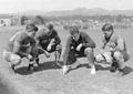 Mike Mikulak & the running backs, 1937