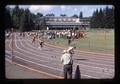 Track meet at Bell Field, Corvallis, Oregon, 1971